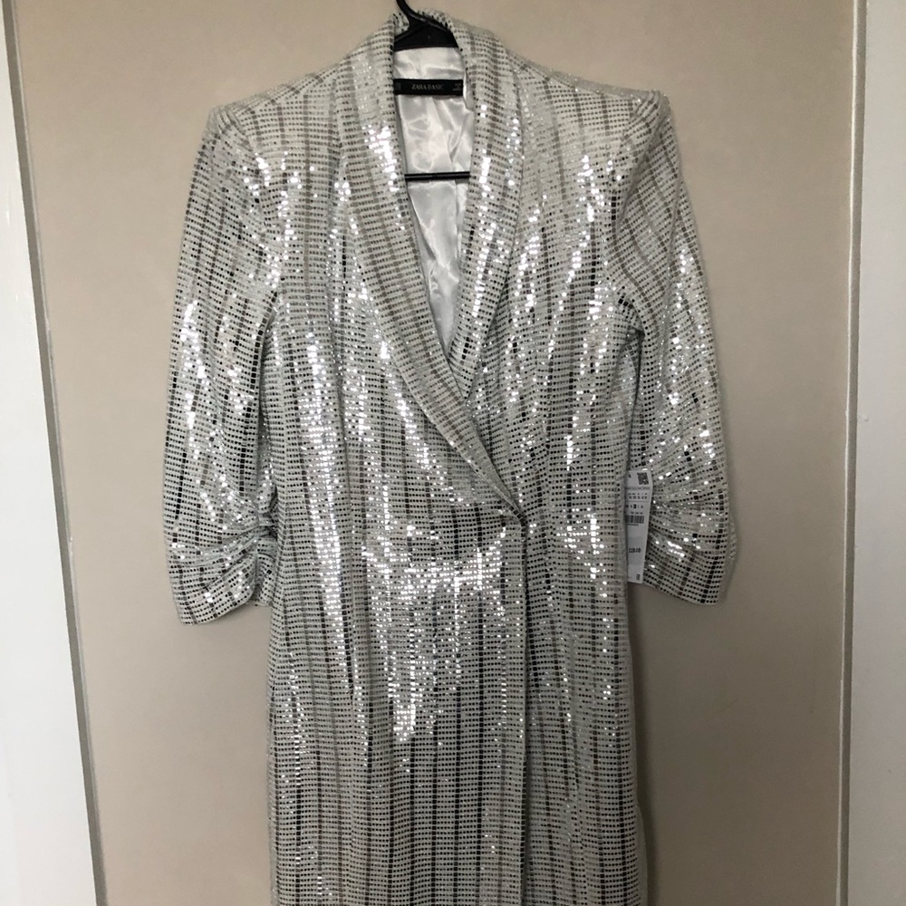 Zara sequin dress